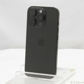 〔中古品〕 iPhone16 Pro 256GB ブラックチタニウム MYN03J／A SIMフリー【269】