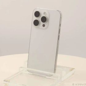 〔中古品〕 iPhone15 Pro 128GB ホワイトチタニウム MTU83J／A SIMフリー【198】