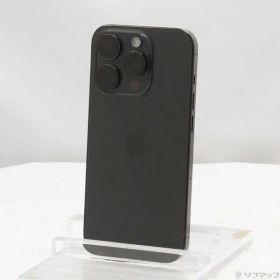 〔中古品〕 iPhone15 Pro 128GB ブラックチタニウム MTU73J／A SIMフリー【262】