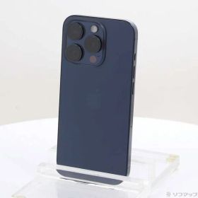 〔中古品〕 iPhone15 Pro 128GB ブルーチタニウム MTUA3J／A SIMフリー【371】
