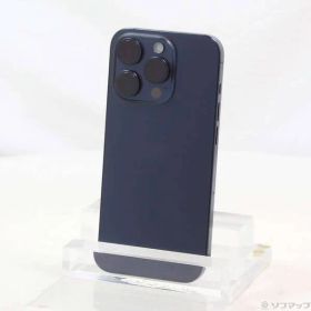 〔中古品〕 iPhone15 Pro 128GB ブルーチタニウム MTUA3J／A SIMフリー【262】