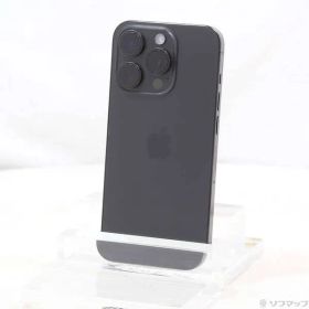 〔中古品〕 iPhone15 Pro 128GB ブラックチタニウム MTU73J／A SIMフリー【371】