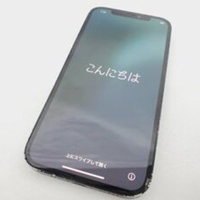 1円～【ジャンク】国内版 SIMフリー スマートフォン Apple iPhone12 128GB MGHU3J/A ブラック ※液晶・背面割れ 11977222 1126