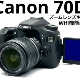 極美品！Canon 70D ズームレンズセットWifi装備♪安心フルセット♪
