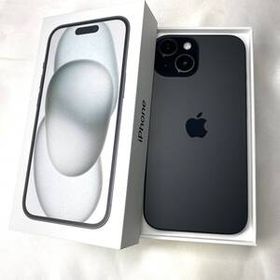 【ブラックフライデーSALE】【中古超美品】SIMフリー iPhone 15 128GB ブラック MTMH3J/A ≪docomo版(SIMロック解除済) 判定〇≫