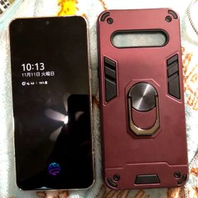 【中古】LG V60 ThinQ 5G 本体ブラック USB-Cポート