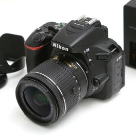 【中古】【美品】ニコン D5600 18-55 VR レンズキット（センサー清掃済） CA01-B3731-3W2B ニコン Fマウント Nikon 一眼レフ APS-C