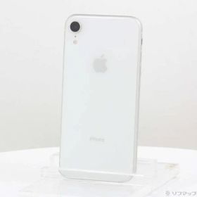 〔中古品〕 iPhoneXR 64GB ホワイト MT032J／A SIMフリー【297】