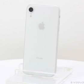 〔中古品〕 iPhoneXR 64GB ホワイト MT032J／A SIMフリー【295】