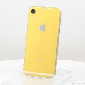 〔中古品〕 iPhoneXR 128GB イエロー MT0Q2J／A SIMフリー【262】