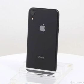 〔中古品〕 iPhoneXR 64GB ブラック MT002J／A SIMフリー【258】