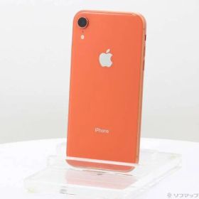 〔中古品〕 iPhoneXR 128GB コーラル MT0T2J／A SIMフリー【295】