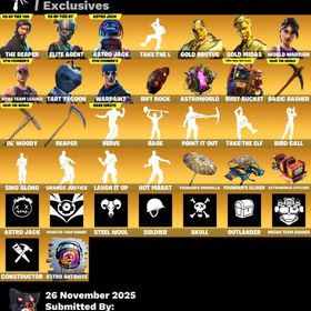 メアド譲渡可能│全機種対応│ワールドウォリアー＋エリエジェ/アストロジャック│1000VB所持 | フォートナイト(Fortnite)のアカウントデータ、RMTの販売・買取一覧