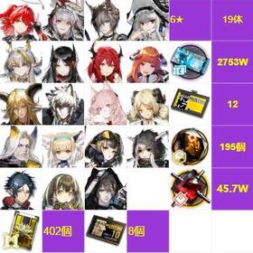 ☀️即対応🔥 O(∩_∩)O☀️0連券：8枚 スカウト券：12枚 合成玉：457000個 純正源石 | アークナイツのアカウントデータ、RMTの販売・買取一覧