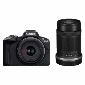 《新品》 Canon (キヤノン) EOS R50 ダブルズームキット ブラック[ ミラーレス一眼カメラ | デジタル一眼カメラ | デジタルカメラ ]【KK9N0D18P】【キャッシュバック￥10,000-対象】