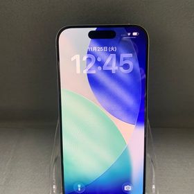 中古 国内版 SIMフリー iPhone15 Pro 128GB ホワイトチタニウム色