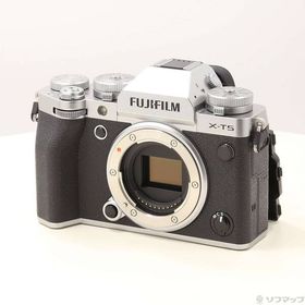 【中古】富士フイルム(FUJIFILM) X-T5 ボディ シルバー 【262-ud】