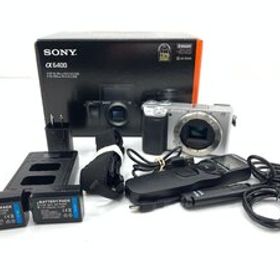 SONY ソニー α6400 ミラーレス一眼カメラ ボディ α Eマウント 動画4K対応 Wi-Fi タッチ操作 Exmor ILCE-6400 11033N