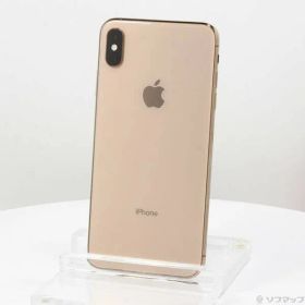〔中古品〕 iPhoneXS Max 256GB ゴールド NT6W2J／A SIMフリー【198】