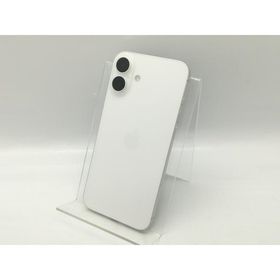 【中古】Apple 国内版 【SIMフリー】 iPhone 16 Plus 128GB ホワイト MXVC3J/A【DS秋葉】保証期間１ヶ月【ランクB】