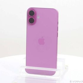 〔中古〕Apple(アップル) iPhone16 Plus 128GB ピンク 3N345J／A SIMフリー〔352-ud〕