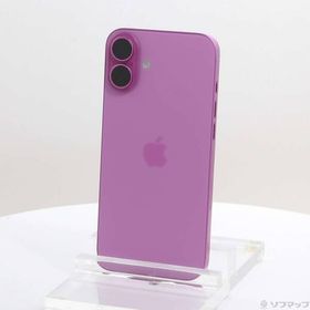 〔中古〕Apple(アップル) iPhone16 Plus 128GB ピンク 3N345J／A SIMフリー〔262-ud〕