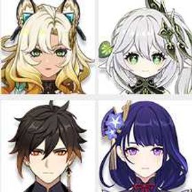 シロネン+ナヒーダ+鍾離+雷電将軍💥 初期垢🔥レベル10🔥 | 原神のアカウントデータ、RMTの販売・買取一覧