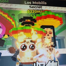 【Steal a Brainrot】 破格Los Mobilis 220M 無言購入⭕️ | ロブロックス(ROBLOX)のアカウントデータ、RMTの販売・買取一覧