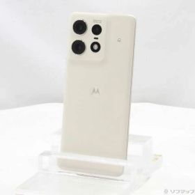 〔中古品〕 motorola edge 50s pro 256GB バニラクリーム MOSAH3 Softbank SIMフリー【377】