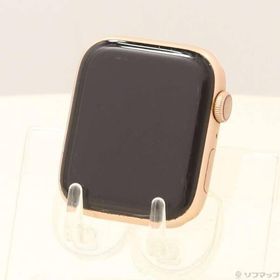 〔中古〕Apple(アップル) Apple Watch Series 4 GPS + Cellular 44mm ゴールドアルミニウムケース バンド無し〔247-ud〕