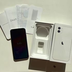 iPhone11 ホワイト 64GB バッテリー70% simフリー