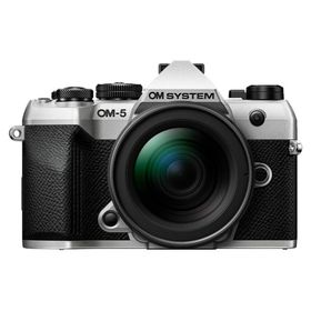 OMデジタルソリューションズ デジタル一眼カメラ OM SYSTEM OM-5 Mark II 12-45mm F4.0 PRO レンズキット [シルバー]