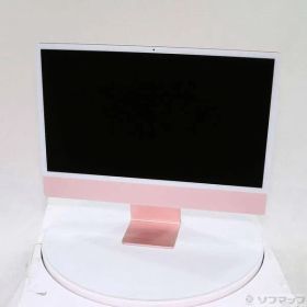 〔中古品〕 iMac 24-inch Mid-2021 MGPN3J／A Apple M1 8コアCPU_8コアGPU 8GB SSD512GB ピンク 〔12.7 Monterey〕【258】
