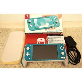 ニンテンドウ(任天堂)のNintendo Switch Lite 本体美品 microSD128GB付(家庭用ゲーム機本体)