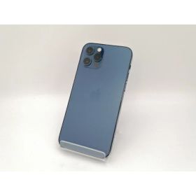 【中古】Apple docomo 【SIMロック解除済み】 iPhone 12 Pro 128GB パシフィックブルー MGM83J/A【三宮センター】保証期間1週間【ランクC】