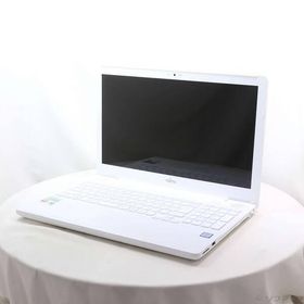 〔中古〕FUJITSU(富士通） 格安安心パソコン LIFEBOOK AH50／B3 FMVA50B3W2 プレミアムホワイト 〔Windows 10〕〔348-ud〕