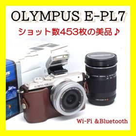 オリンパス(OLYMPUS)の★ショット数少★美品★ダブルレンズ★Wi-Fi搭載★OLYMPUS E-PL7★(ミラーレス一眼)