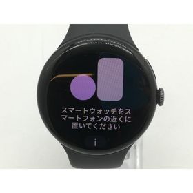 【中古】Google Pixel Watch4 Wi-Fiモデル 45mm Matte Black アルミケース/Obsidian アクティブ バンド【OSU301】保証期間１ヶ月【ランクA】