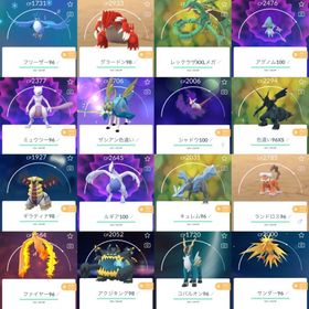 🔸レア垢2016年シャドウ伝説100!色違い剣の王!色違い483体!個体値100:191体所持 | ポケモンGOのアカウントデータ、RMTの販売・買取一覧