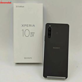 【中古】Xperia 10 IV 128GB ブラック A202SO SoftBank版SIMフリー 美品