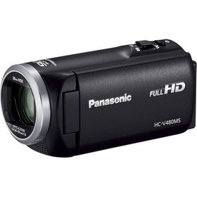 【整備済み品】 Panasonic HDビデオカメラ V480MS 32GB 高倍率90倍ズーム ブラック HC-V480MS-K fj