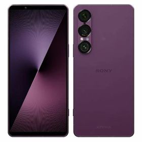 【中古】【安心保証】 Xperia 1 VII[256GB] au オーキッドパープル