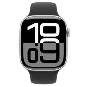 Apple Apple Watch Series10 46mm GPS+Cellularモデル MX123J/A+MXM43FE/A A3003【シルバーアルミニウムケース/ブラックスポーツバンド(M/L)】 [未使用] 【当社6ヶ月保証】 イオシス