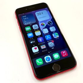 【修理店整備済】iPhoneSE2 64GB レッド バッテリー最大容量100%