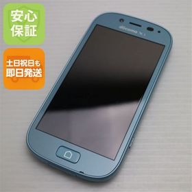 安心保証付 超美品 F-06F らくらくスマートフォン3 エアーブルー 白ロム 中古本体