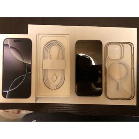 アップル(Apple)のiPhone16 Pro 512GB ホワイト 美品 バッテリー100%(スマートフォン本体)