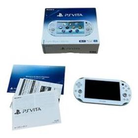 【動作確認済】 美品 SONY ソニー PlayStation Vita 本体 Wi-Fiモデル ライトブルー ホワイト PCH-2000