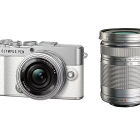 【中古】OM SYSTEM PEN E-P7 EZダブルズームキット ホワイト