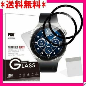 ２ 2 枚セット HUAWEI WATCH GT3 Pro ・3D曲面・気泡なし(その他)