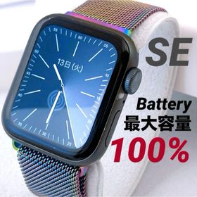 アップルウォッチ(Apple Watch)のApple Watch 本体 SE バッテリー 100% 4600(その他)
